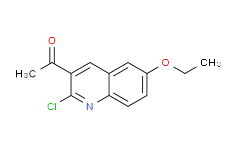CAS No. 1017429-04-7, 1-(2-Chloro-6-ethoxyquinolin-3-yl)ethanone