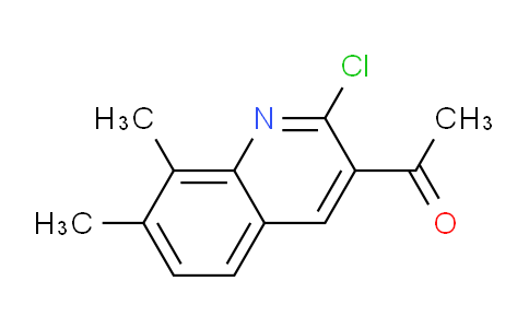 CAS No. 1017403-51-8, 1-(2-Chloro-7,8-dimethylquinolin-3-yl)ethanone