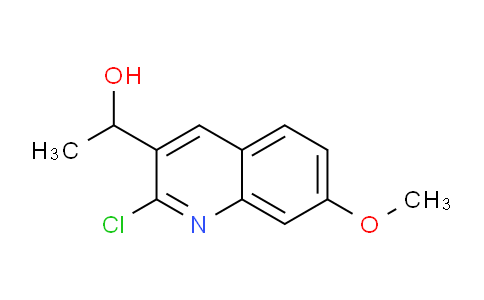 CAS No. 1017428-63-5, 1-(2-Chloro-7-methoxyquinolin-3-yl)ethanol