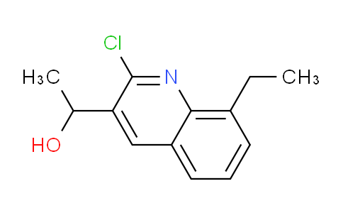 CAS No. 1017428-71-5, 1-(2-Chloro-8-ethylquinolin-3-yl)ethanol