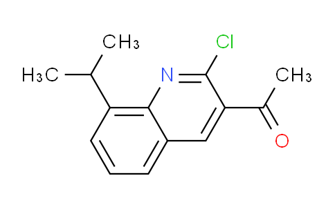 CAS No. 1017463-88-5, 1-(2-Chloro-8-isopropylquinolin-3-yl)ethanone