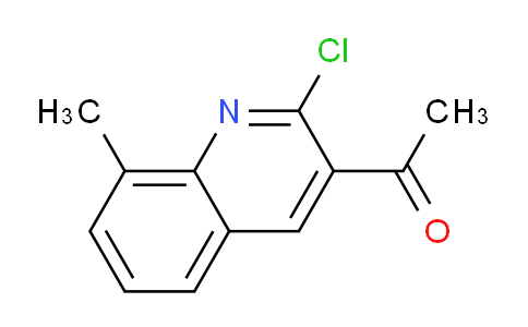 CAS No. 1017428-95-3, 1-(2-Chloro-8-methylquinolin-3-yl)ethanone