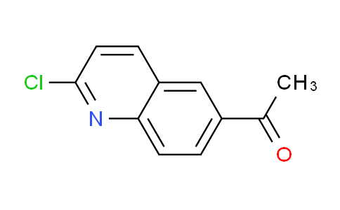CAS No. 1253972-47-2, 1-(2-Chloroquinolin-6-yl)ethanone