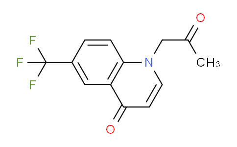 CAS No. 1210503-95-9, 1-(2-Oxopropyl)-6-(trifluoromethyl)quinolin-4(1H)-one