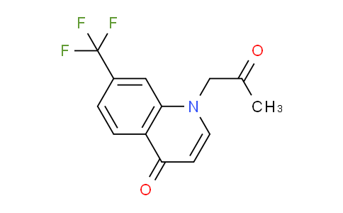 CAS No. 1211846-88-6, 1-(2-Oxopropyl)-7-(trifluoromethyl)quinolin-4(1H)-one