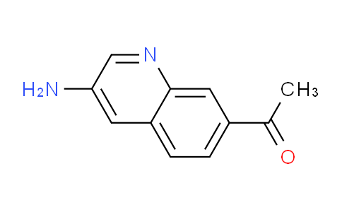 CAS No. 1958063-12-1, 1-(3-Aminoquinolin-7-yl)ethanone