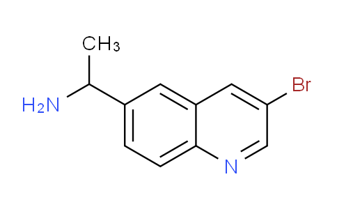 CAS No. 1150618-24-8, 1-(3-Bromoquinolin-6-yl)ethanamine