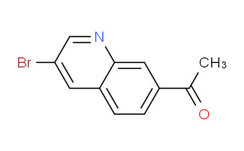 CAS No. 1956331-82-0, 1-(3-Bromoquinolin-7-yl)ethanone