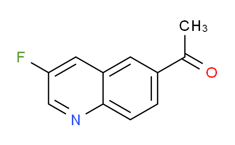 CAS No. 1956331-78-4, 1-(3-Fluoroquinolin-6-yl)ethanone