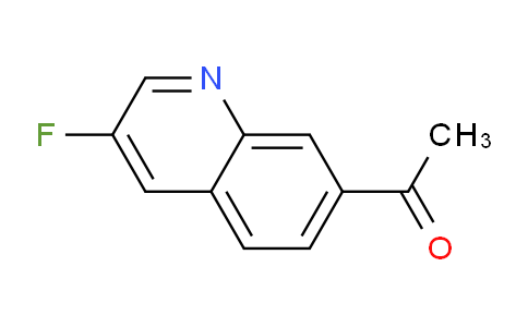 CAS No. 1958100-78-1, 1-(3-Fluoroquinolin-7-yl)ethanone