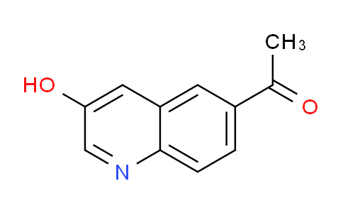 CAS No. 1956341-14-2, 1-(3-Hydroxyquinolin-6-yl)ethanone
