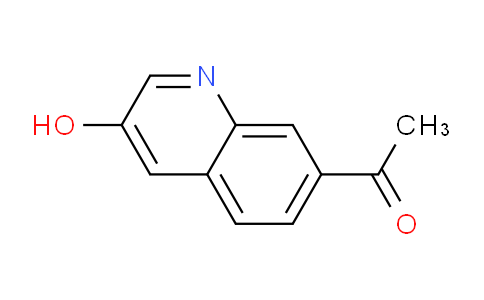 CAS No. 1958100-86-1, 1-(3-Hydroxyquinolin-7-yl)ethanone