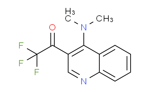 CAS No. 260444-63-1, 1-(4-(Dimethylamino)quinolin-3-yl)-2,2,2-trifluoroethanone