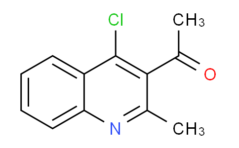 CAS No. 138770-67-9, 1-(4-Chloro-2-methylquinolin-3-yl)ethanone