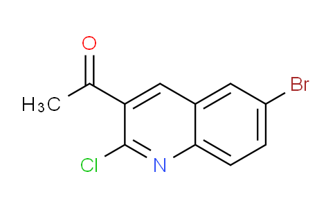 CAS No. 692726-53-7, 1-(6-Bromo-2-chloroquinolin-3-yl)ethanone