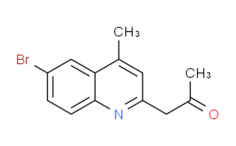 CAS No. 1437486-26-4, 1-(6-Bromo-4-methylquinolin-2-yl)propan-2-one