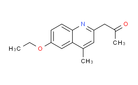 CAS No. 1437391-10-0, 1-(6-Ethoxy-4-methylquinolin-2-yl)propan-2-one