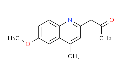 CAS No. 1437451-90-5, 1-(6-Methoxy-4-methylquinolin-2-yl)propan-2-one