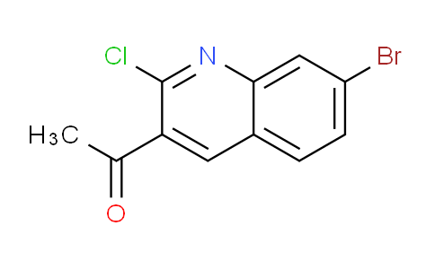 CAS No. 1017429-07-0, 1-(7-Bromo-2-chloroquinolin-3-yl)ethanone