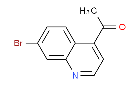 CAS No. 1416439-88-7, 1-(7-Bromoquinolin-4-yl)ethanone