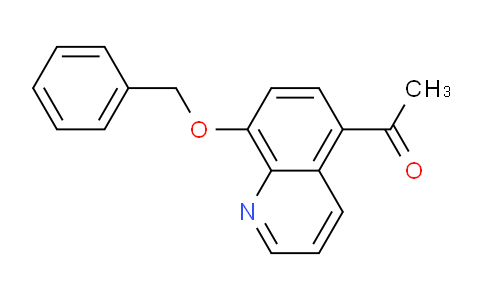 CAS No. 26872-48-0, 1-(8-(Benzyloxy)quinolin-5-yl)ethanone