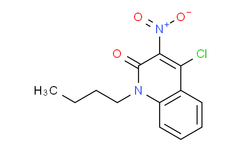 CAS No. 133306-31-7, 1-Butyl-4-chloro-3-nitroquinolin-2(1H)-one