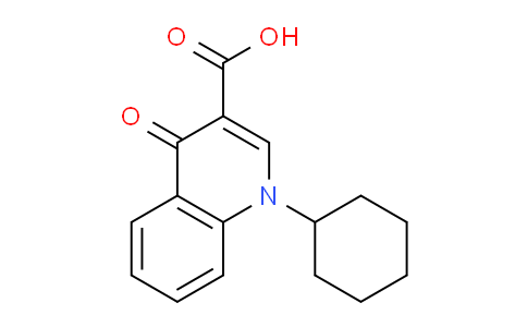 CAS No. 135906-00-2, 1-Cyclohexyl-4-oxo-1,4-dihydroquinoline-3-carboxylic acid