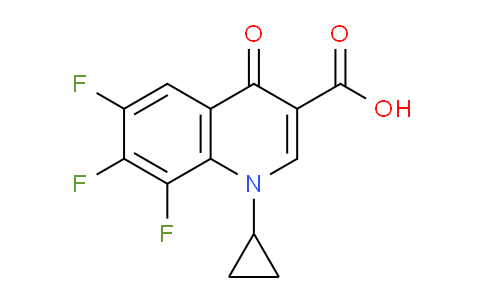 CAS No. 94695-52-0, 1-Cyclopropyl-6,7,8-trifluoro-4-oxo-1,4-dihydroquinoline-3-carboxylic acid