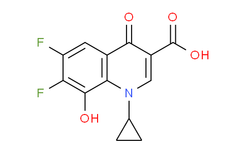CAS No. 154093-72-8, 1-Cyclopropyl-6,7-difluoro-8-hydroxy-4-oxo-1,4-dihydroquinoline-3-carboxylic acid