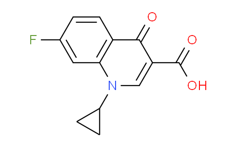 CAS No. 157372-99-1, 1-Cyclopropyl-7-fluoro-4-oxo-1,4-dihydroquinoline-3-carboxylic acid