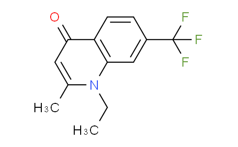CAS No. 1210871-23-0, 1-Ethyl-2-methyl-7-(trifluoromethyl)quinolin-4(1H)-one