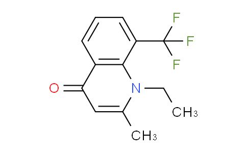 CAS No. 1210535-14-0, 1-Ethyl-2-methyl-8-(trifluoromethyl)quinolin-4(1H)-one