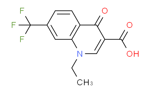 CAS No. 1693-16-9, 1-Ethyl-4-oxo-7-(trifluoromethyl)-1,4-dihydroquinoline-3-carboxylic acid