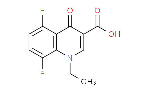CAS No. 1267361-62-5, 1-Ethyl-5,8-difluoro-4-oxo-1,4-dihydroquinoline-3-carboxylic acid