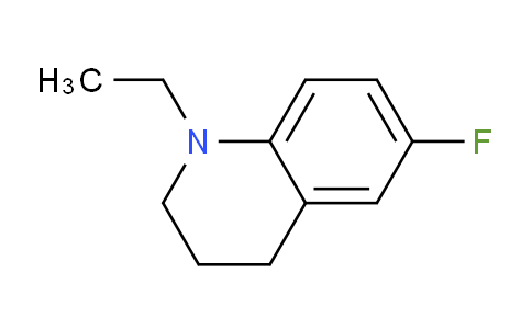 CAS No. 209336-49-2, 1-Ethyl-6-fluoro-1,2,3,4-tetrahydroquinoline