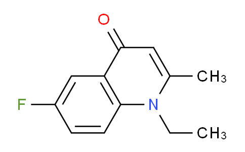 CAS No. 1209702-89-5, 1-Ethyl-6-fluoro-2-methylquinolin-4(1H)-one