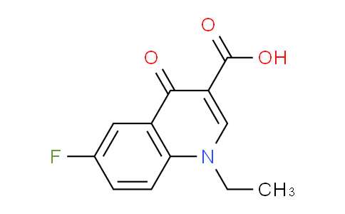CAS No. 3832-97-1, 1-Ethyl-6-fluoro-4-oxo-1,4-dihydroquinoline-3-carboxylic acid