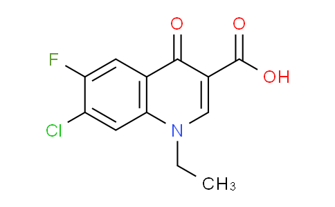 CAS No. 68077-26-9, 1-Ethyl-7-chloro-6-fluoro-1,4-dihydro-4-oxoquinoline-3-carboxylic Acid