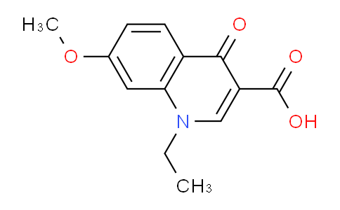 CAS No. 37611-57-7, 1-Ethyl-7-methoxy-4-oxo-1,4-dihydroquinoline-3-carboxylic acid