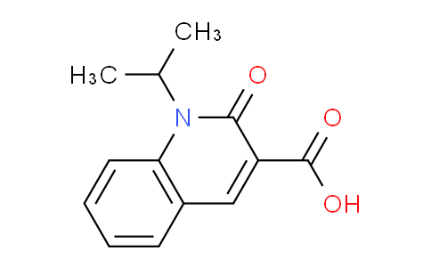 CAS No. 158577-01-6, 1-Isopropyl-2-oxo-1,2-dihydroquinoline-3-carboxylic acid