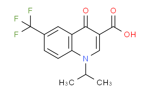 CAS No. 1217096-45-1, 1-Isopropyl-4-oxo-6-(trifluoromethyl)-1,4-dihydroquinoline-3-carboxylic acid