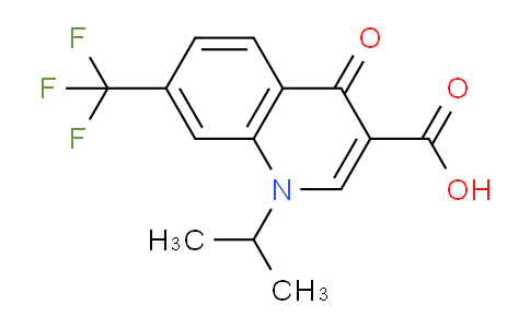 CAS No. 1210193-69-3, 1-Isopropyl-4-oxo-7-(trifluoromethyl)-1,4-dihydroquinoline-3-carboxylic acid