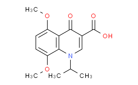 CAS No. 1216640-61-7, 1-Isopropyl-5,8-dimethoxy-4-oxo-1,4-dihydroquinoline-3-carboxylic acid