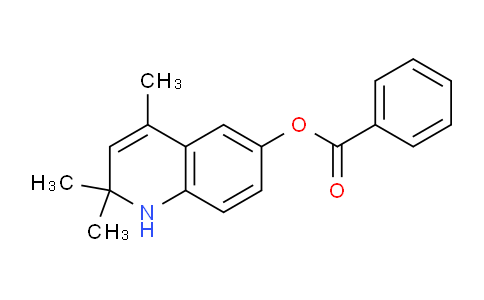 CAS No. 300701-26-2, 2,2,4-Trimethyl-1,2-dihydroquinolin-6-yl benzoate
