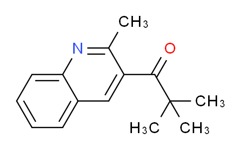 CAS No. 1380602-57-2, 2,2-Dimethyl-1-(2-methylquinolin-3-yl)propan-1-one