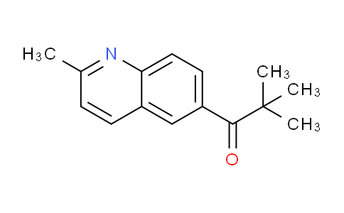 CAS No. 1534944-10-9, 2,2-Dimethyl-1-(2-methylquinolin-6-yl)propan-1-one