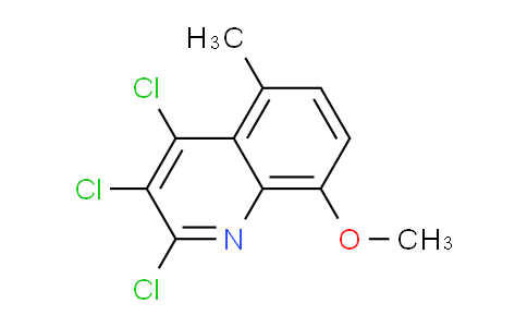 CAS No. 1447953-54-9, 2,3,4-Trichloro-8-methoxy-5-methylquinoline