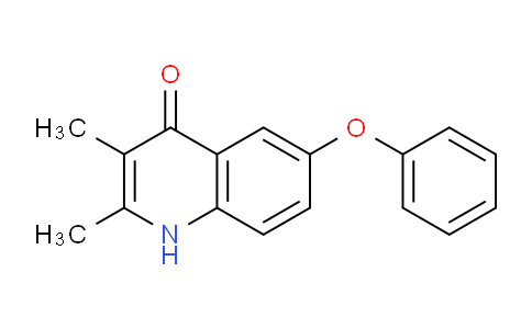 CAS No. 217074-36-7, 2,3-Dimethyl-6-phenoxyquinolin-4(1H)-one