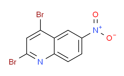 CAS No. 437708-86-6, 2,4-Dibromo-6-nitroquinoline