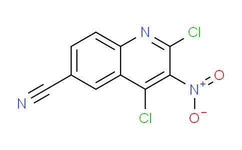CAS No. 1447961-33-2, 2,4-Dichloro-3-nitroquinoline-6-carbonitrile